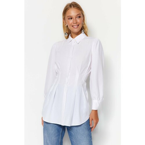 Trendyol Shirt - White - Fitted Slike