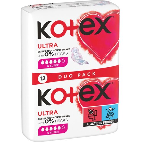 Kotex ultra Comfort Super vložki 12 kos Slike