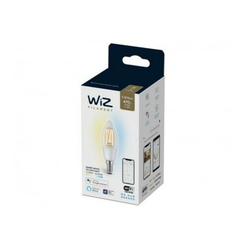 Philips Wi-Fi 40W C35 E14 927-65 2700 - 6500K CL TW 1PF/6(WIZ019 ) WIZ019 Slike