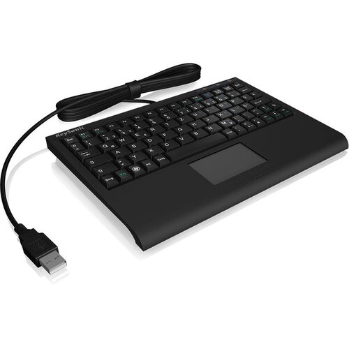 Keysonic ACK-3410 (US) keyboard Office USB US English Black Slike