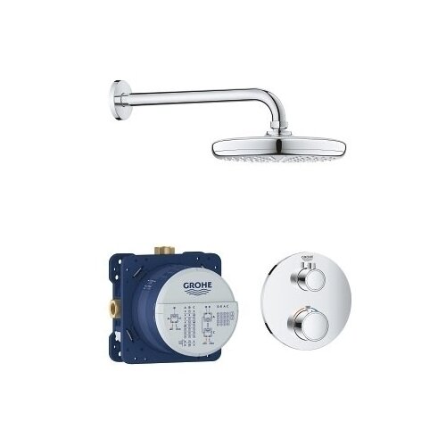 Grohe grohtherm termostatski ugradni set sa tempesta 210 tu&scaron; ružom 34726000 Cene