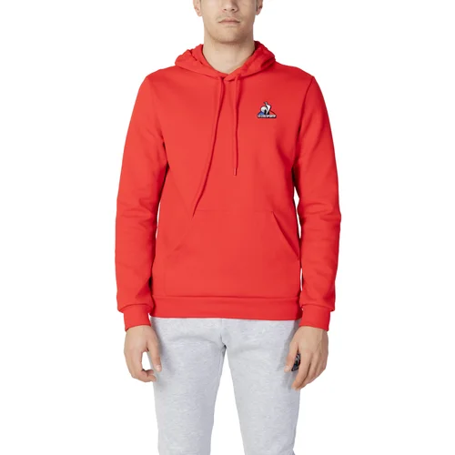 Le Coq Sportif Puloverji ESS Hoody 2310560 Rdeča