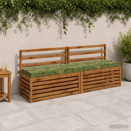  Jastučić za klupu SOEST 100% poliester Dizajn lista - Dezen s listom 200 x 40 x 8 cm Poliester Cijene