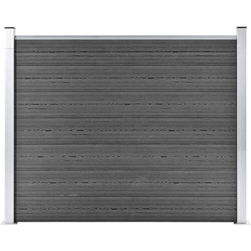  Panel za ogradu WPC 180 x 146 cm crni Cene