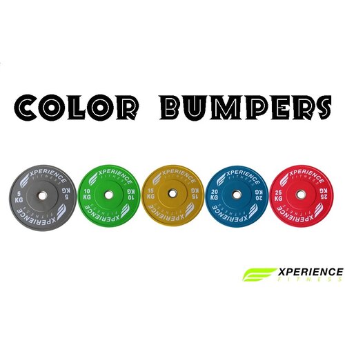  set bumper ploča u boji experience fitness 150 kg Cene