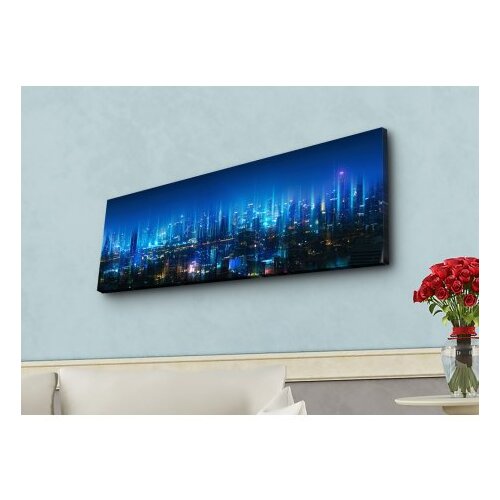 Wallity 3090HDACT-002 multicolor decorative led lighted canvas painting Cene