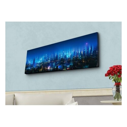 Wallity Slika na platnu sa LED osvetljenjem 30x90cm Cene