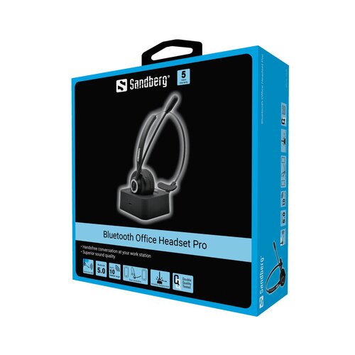 Sandberg slušalke Wireless - Bluetooth Office Headset Pro, črna Cene