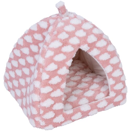 Zooplus Basics skrivalica za mačke Fluffy - Ružičaste boje Slike