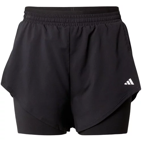 Adidas Športne hlače 'Designed For Training 2In1' črna / bela