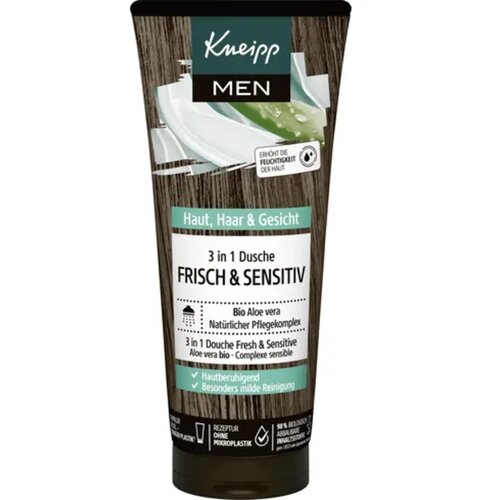 Kneipp Men gel za tu&scaron;iranje 3u1 Svjež i osjetljiv - 200 ml Cijene