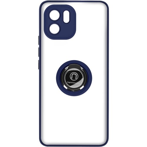 AVIZAR etui za xiaomi redmi A2 in A1 z držalom za prstan, hrbtna stran proti prstnim odtisom, združljiv z magnetnim stojalom - modra, (20639876) Cene