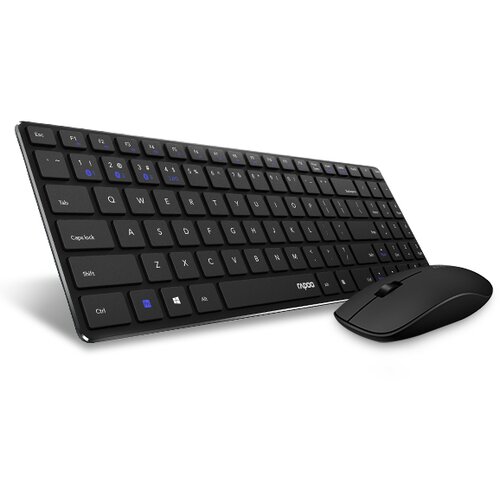 Rapoo 9300M tastatura RF bežični + Bluetooth Crno Slike