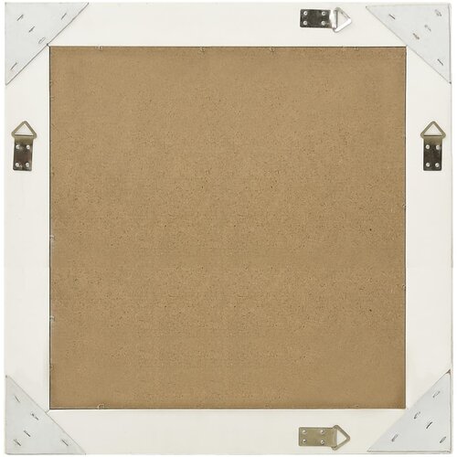  Zidno ogledalo u baroknom stilu 60 x 60 cm bijelo Slike