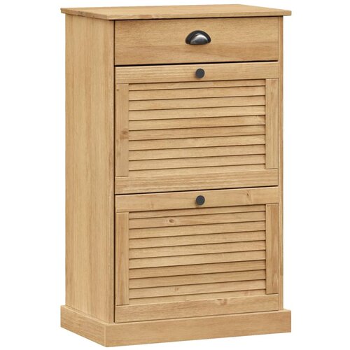 Maison Chic Omarica za obutev - Kopa za čevlje VIGO bela 60x35x96 cm trdna borovina, (21777834) Cene