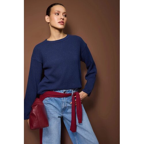 TRENDYOLMILLA ženski duks Twoaw26Kz00107, indigo-plava Cene