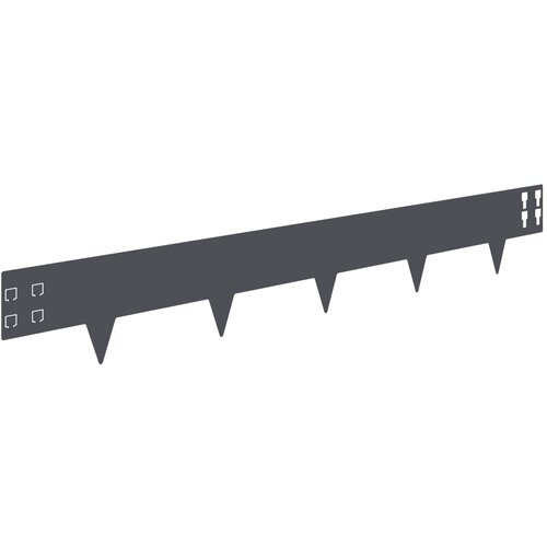 vidaXL Robovi trave 50 pcs 100 x 15 cm Jeklo Antracit, (5000301353) Cene