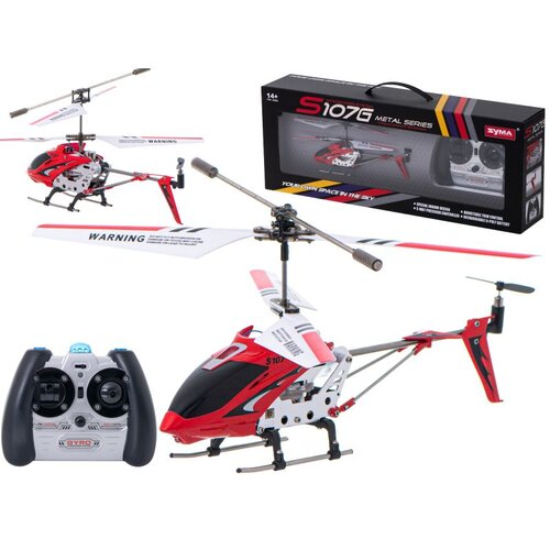  Helikopter aluminijski Syma S107G na daljinsko upravljanje crveni Cijene