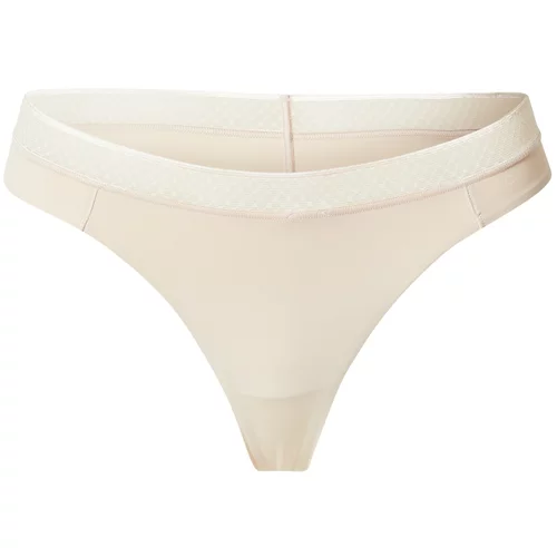 Calvin Klein Underwear Tanga gaćice boja pijeska / svijetlobež