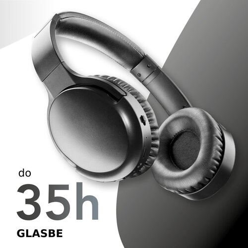 Music Sound vibra črne brezžične naglavne slu&amp;scaron;alke Slike