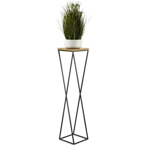  Stalak za cveće LOFT 100x24 cm crna/smeđa Cene