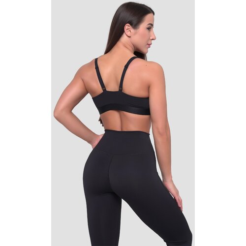 GymBeam Sportski grudnjak Essence String Black Slike