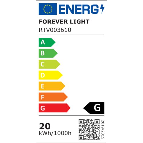 Forever LED reflektor 20W PROXIM II 4500K črn Slike