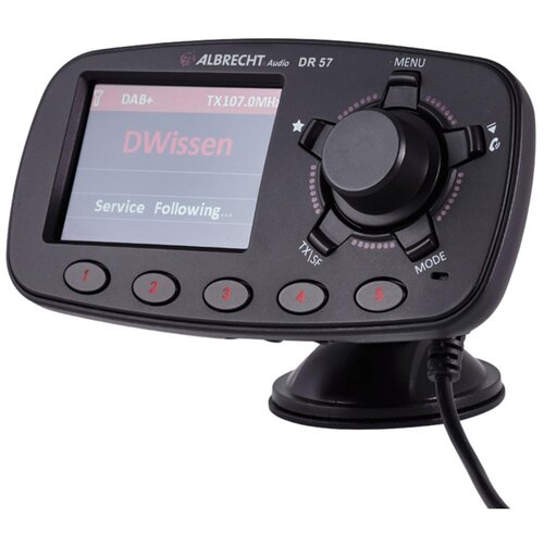 Midland Albrecht DR 57 87.6 - 107.9 MHz Bluetooth Black Slike