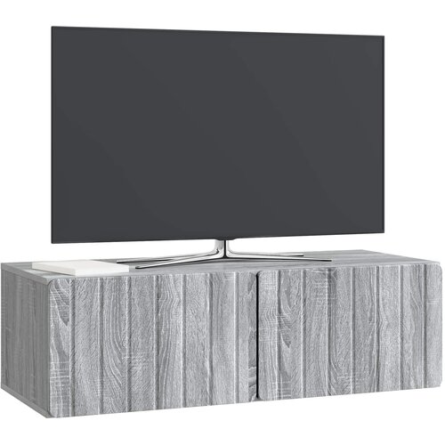  ormar za zid Siva sonoma 98 x 41 x 30 cm Konstruirano drvo Slike