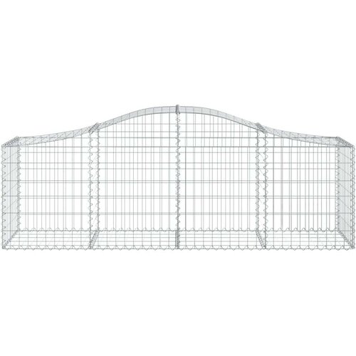  Lučne gabionske košare 9 kom 200x50x60/80 cm pocinčano željezo Cijene