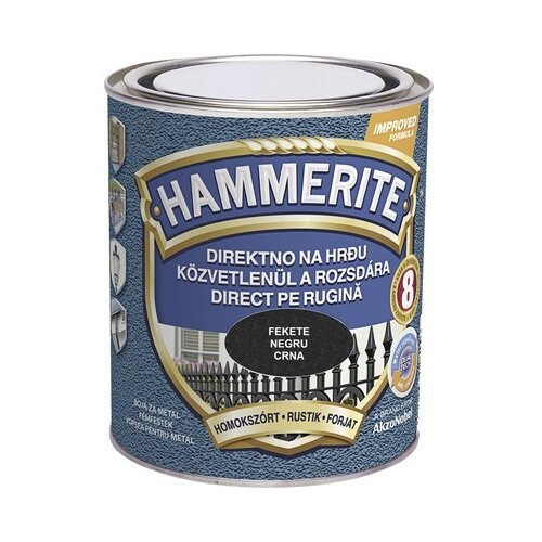 HAMMERITE 3u1 Rustilk boja za metal 0,75l, Crni Cene