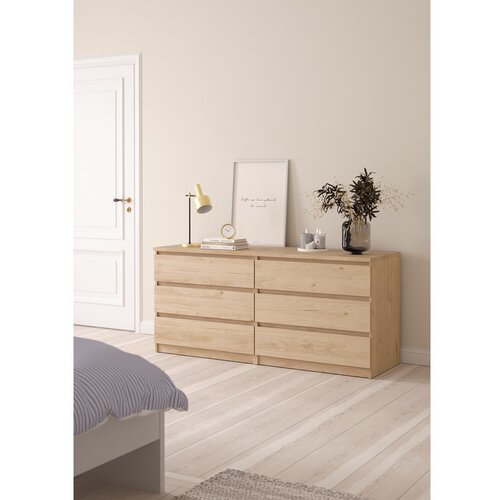 Tvilum Komoda v hrastovem dekorju v naravni barvi 154x70x50 cm Naia &amp;ndash; Slike