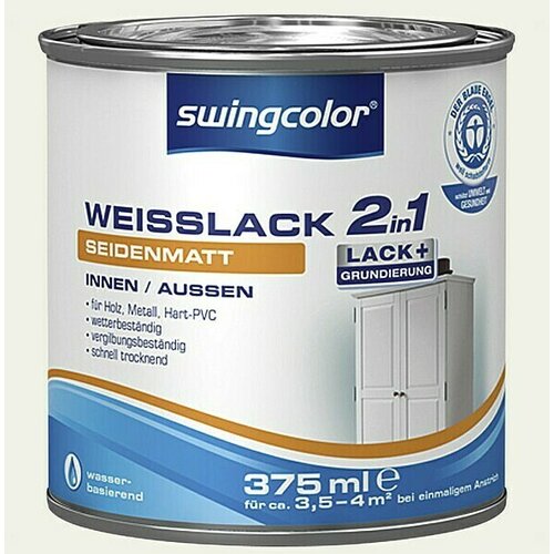 SWINGCOLOR Lak u boji 2 u 1 (Bijele boje, 375 ml) Cijene