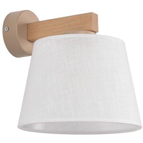  Brilagi - Zidna lampa LATTE SABIA 1xE27/15W/230V borovina/bela Slike