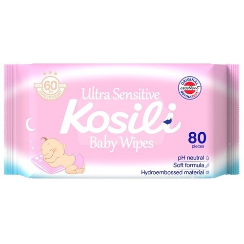 Kosili Vlažne maramice roze 80kom Cene