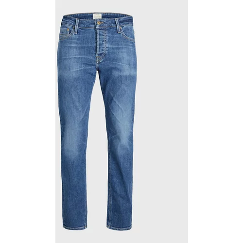 Jack & Jones Jeans hlače Tim 12213180 Mornarsko modra Slim Fit