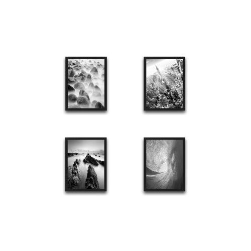 Wallity dekorativna slika u okviru (4 komada) black & white set Cene