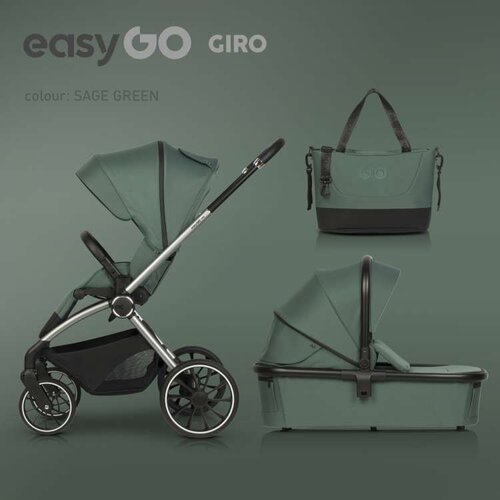 EUROCART easy go giro 2U1 kolica za bebe sage green W/EA/GIRO/SG Cene