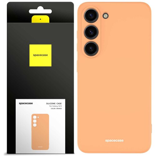 Spacecase SILIKONSKI OVITEK GALAXY S23 OVITEK ZA SAMSUNG ORANŽEN, (21962956) Cene
