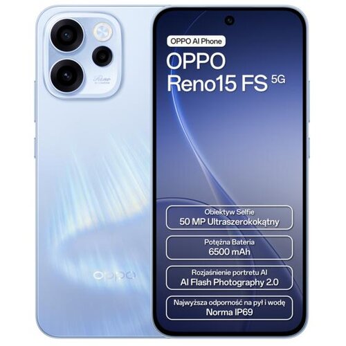Oppo reno 15 fs 5G 8GB/512GB modre barve, (5000265619) Slike