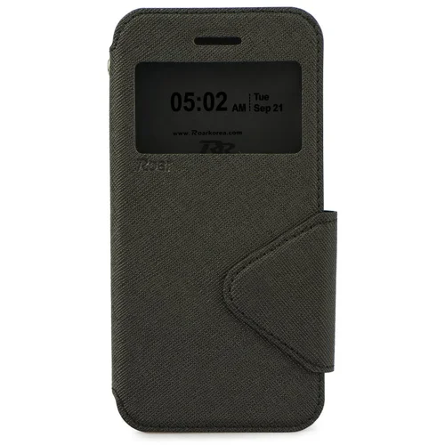  Preklopni ovitek / etui / zaščita Roar Diary View Case za Samsung Galaxy J1 - črni