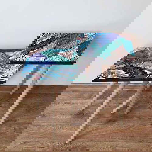 Hanah home 2Shp80 - multicolor multicolor nesting table (2 pieces) Cene