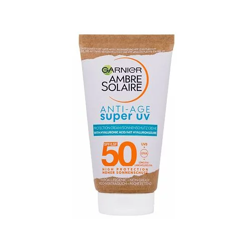 Garnier Ambre Solaire Super UV Anti-Age Protection Cream SPF50 krema za zaštitu od sunca za lice 50 ml unisex