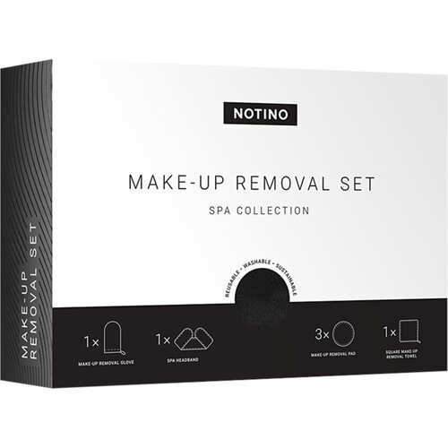 Notino Spa Collection Make-up removal set komplet za odstranjevanje ličil iz mikrovlaken Black Slike