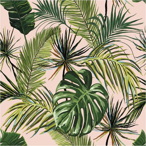 Ambiance Dekorativna zidna samoljepljiva naljepnica Exotic, 60 x 60 cm Slike