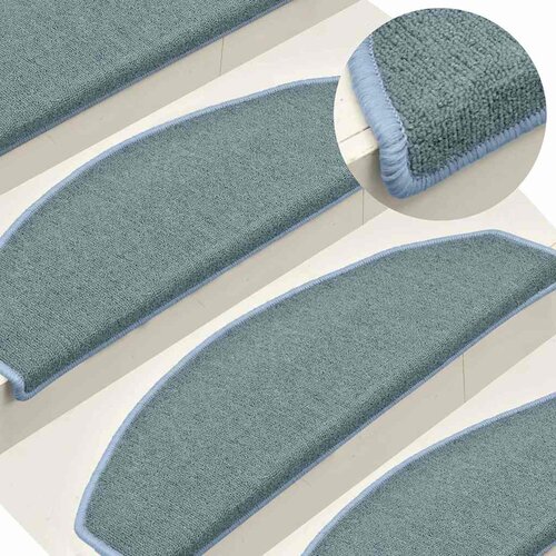  Prostirke za stepenice 15 kom 65x24x4 cm morsko plave poluokrugle velike Cijene