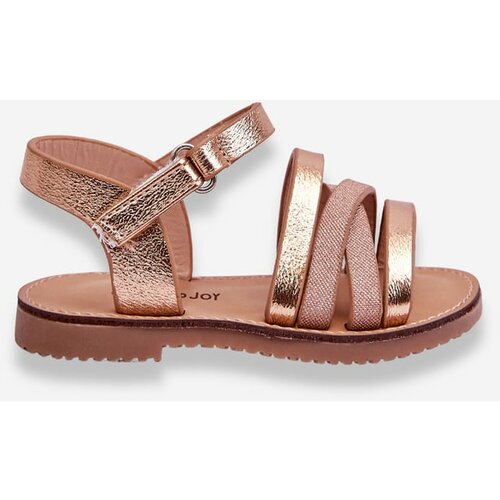 Kesi Children's sandals with straps Rose gold Isla Slike