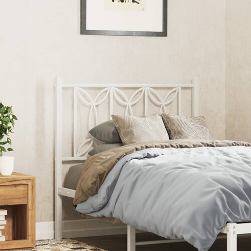 vidaXL Metalno uzglavlje bijelo 90 cm Cijene