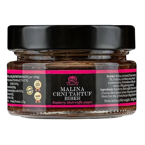 Tartufi Sr Preliv malina, crni tartuf i biber 110 g Cene