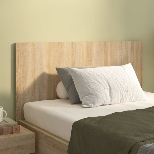 VidaXL Posteljno vzglavje sonoma hrast 120x1,5x80 cm konstruiran les Slike